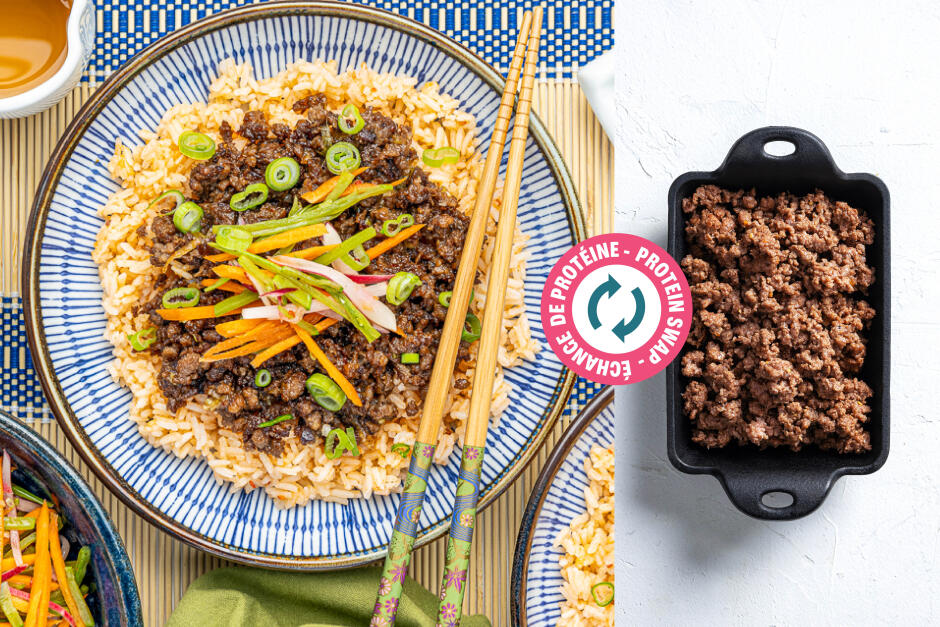 Protein Swap | Vietnamese Caramelized Ground Beef Bowls