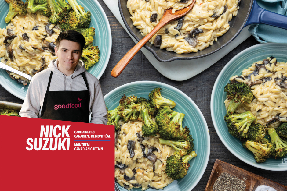 Le choix de Nick | Orzotto crémeux aux légumes