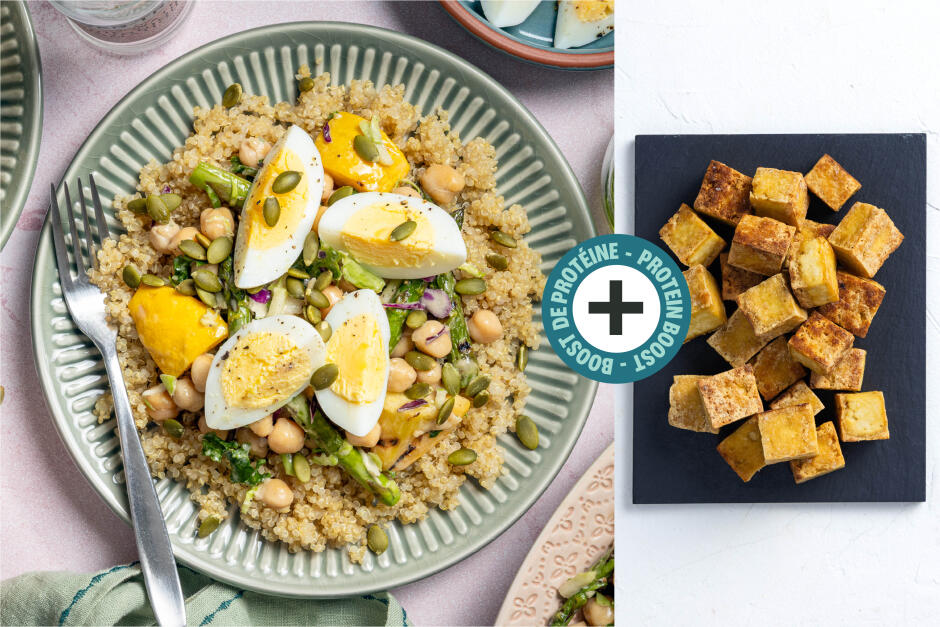 Protein Boost | Farmers' Market Grilled Veggie Bowls with Tofu
