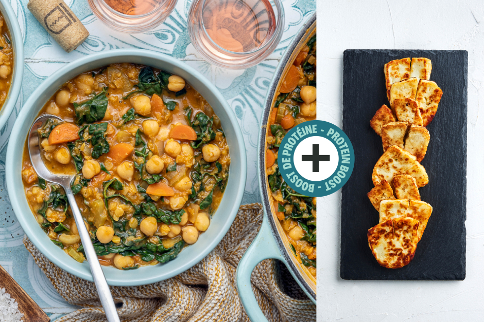 Protein Boost | One-Pot Moroccan Halloumi Harira