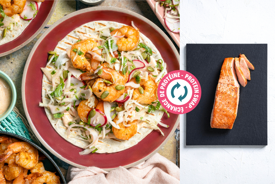 Protein Swap | Quick BBQ Salmon Tacos