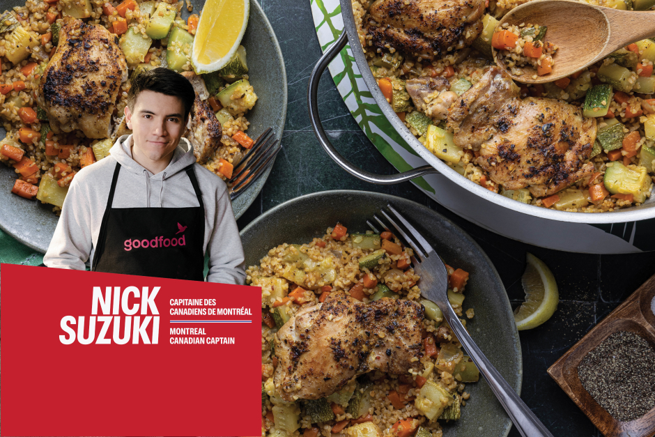 Nick’s Pick | Carb-Wise: One-Pan Lemony Chicken Thigh & Heirloom Zucchini Skillet