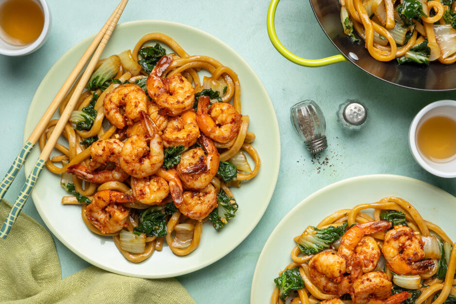 Protein Swap | Speedy Spicy Tilapia Udon Noodles