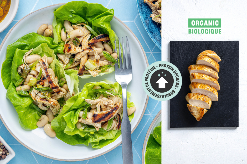 Protein Upgrade | ORGANIC Chicken & White Bean Lettuce Cups