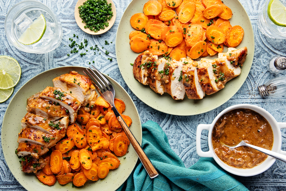 Carb-Wise: Seared Chicken & Creamy Caramelized Onions