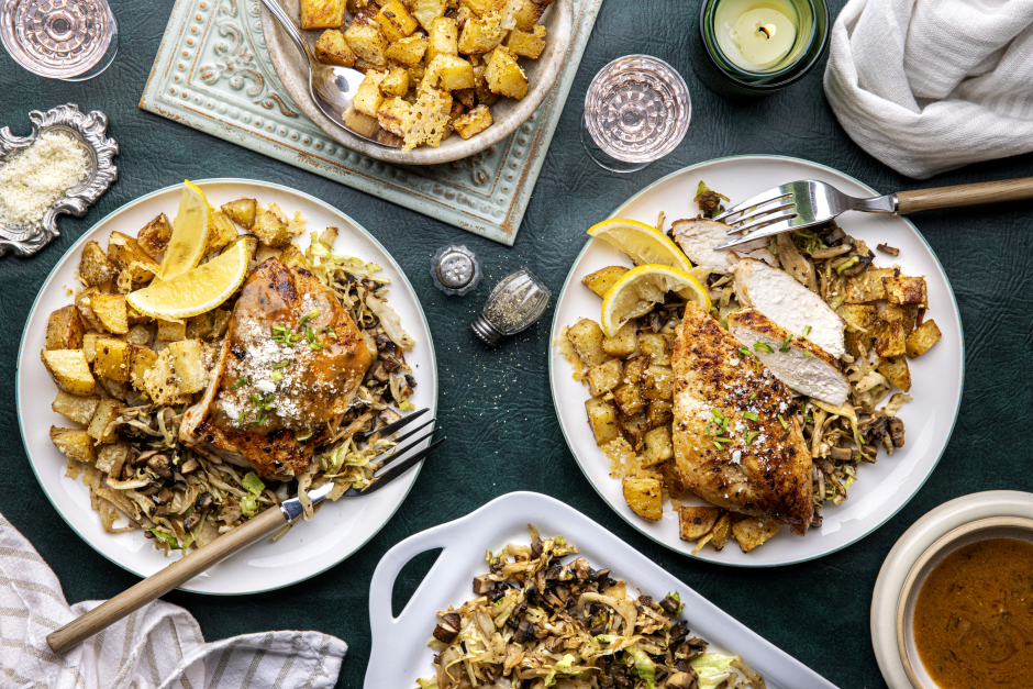 Lemon-Chive Italian Chicken Breasts