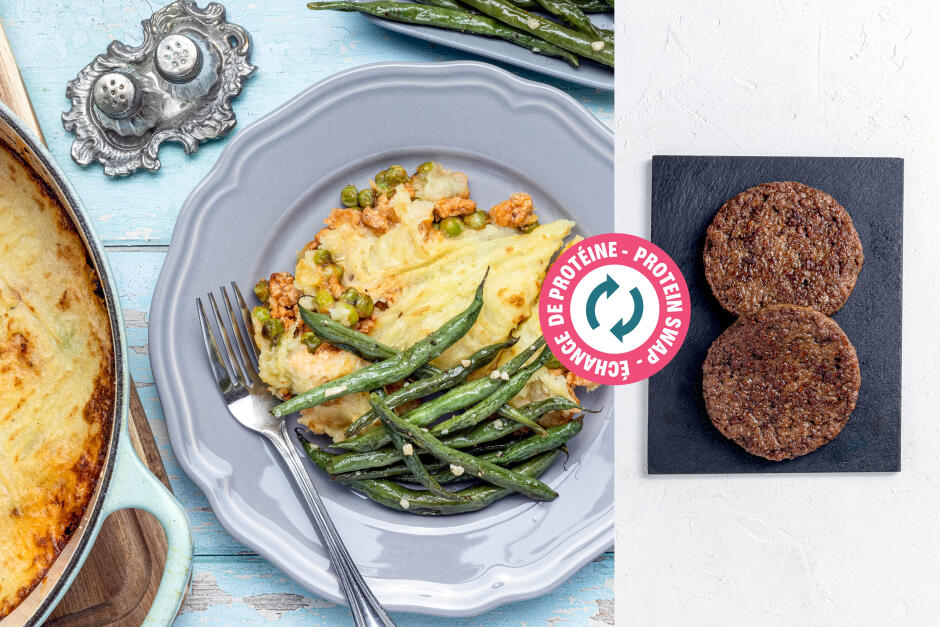 Protein Swap | Impossible™ Beef & Pea Shepherd’s Pie