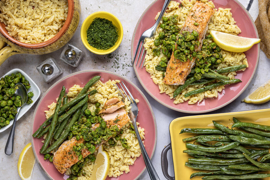 Protein Swap | Lemony Shrimp Bake