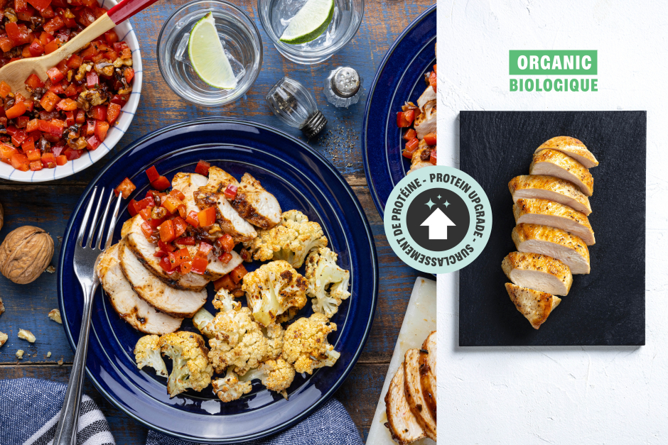 Protein Upgrade | Saucy ORGANIC Chicken Breasts with Walnut Salsa