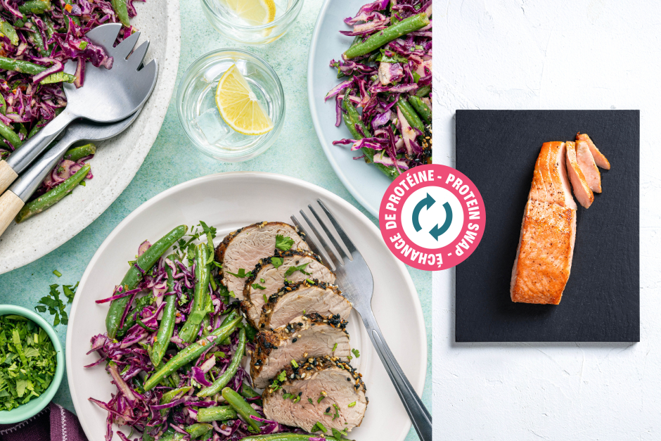 Protein Swap | Paleo: Sesame-Crusted Salmon