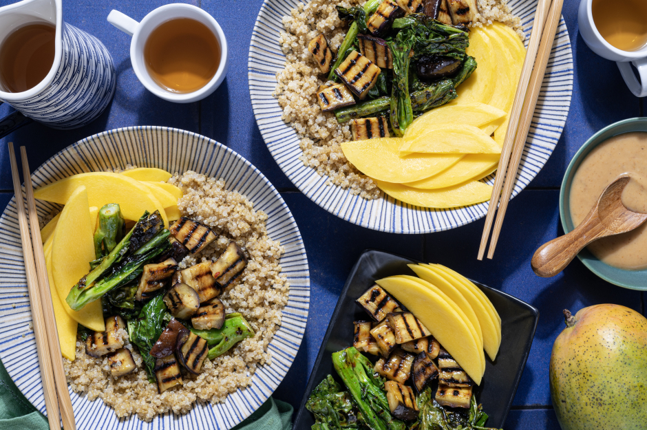 BBQ Thai-Spiced Vegan Bowls