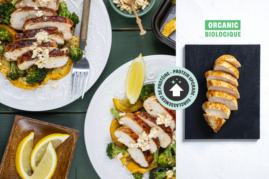Protein Upgrade | Calorie-Wise: Lemony Feta ORGANIC Chicken Breasts