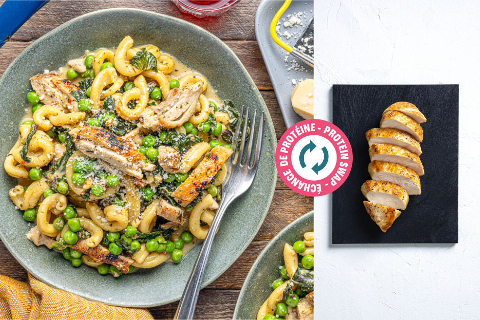 Protein Swap | Red Pesto Chicken Breast Pasta