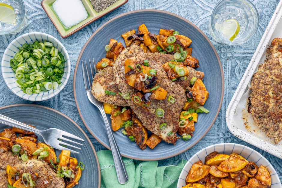 Almond-Crusted Chicken Milanese