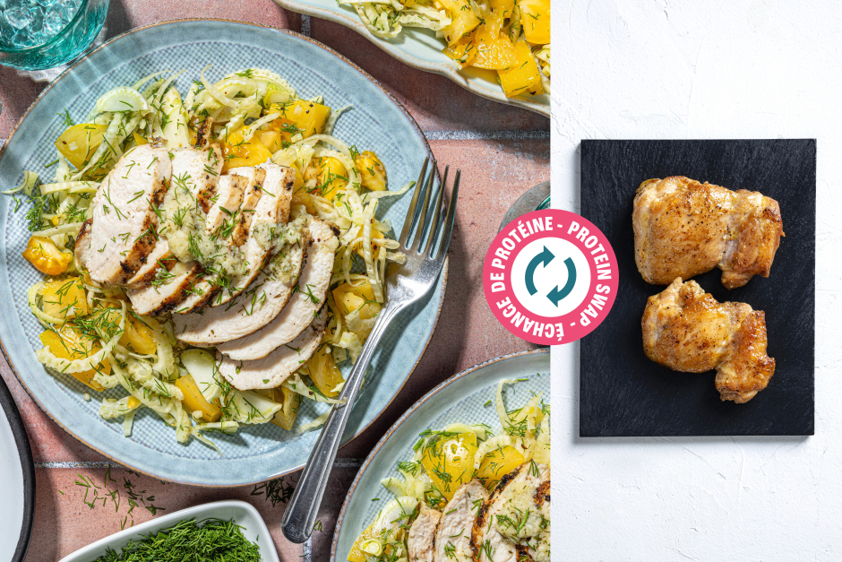 Protein Swap | Cheesy Ranch Butter Grilled Chicken Thighs