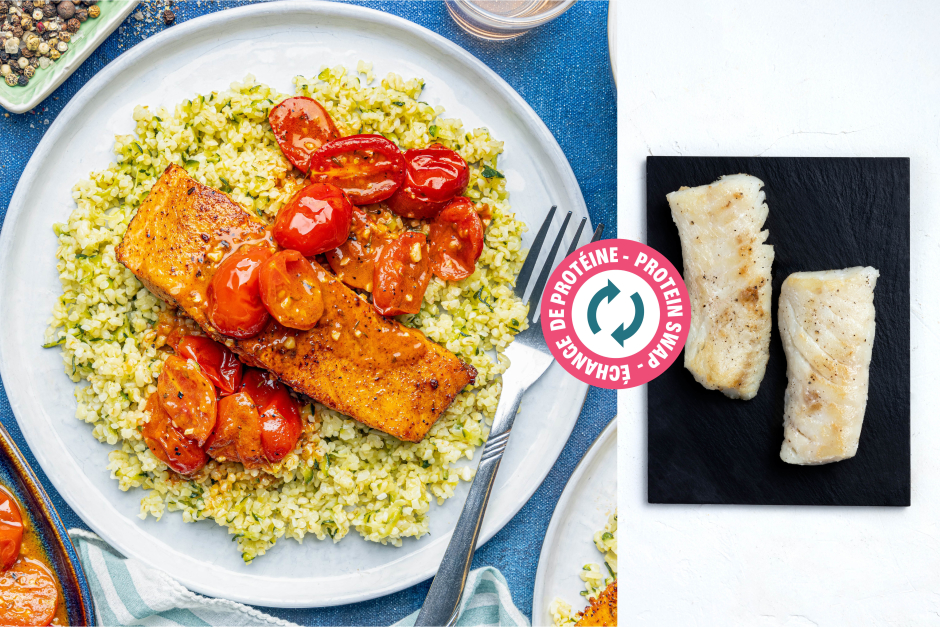 Protein Swap | Creole Cod with Buttered Tomatoes