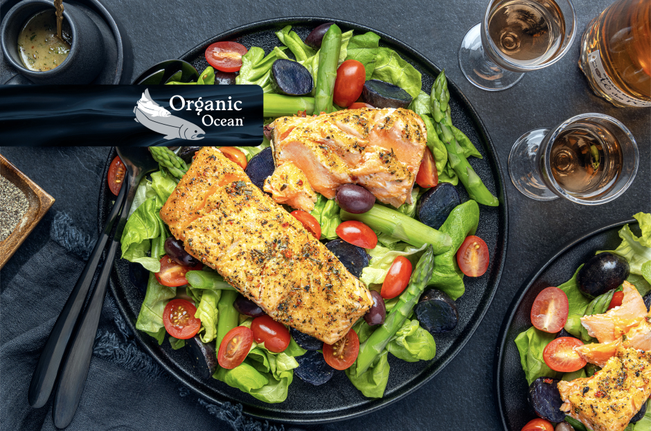Salade niçoise printanière à la truite steelhead