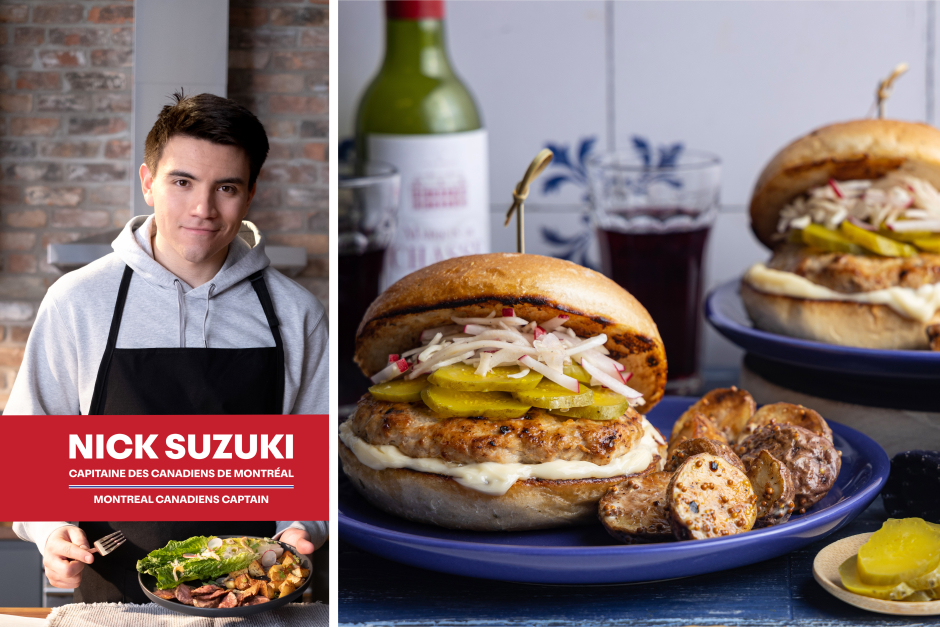 Nick’s Pick | Pork Burgers with Creamy Potato Salad