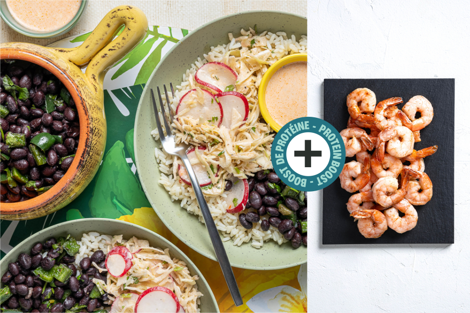 Protein Boost | Tropical Buddha Bowls with Shrimp