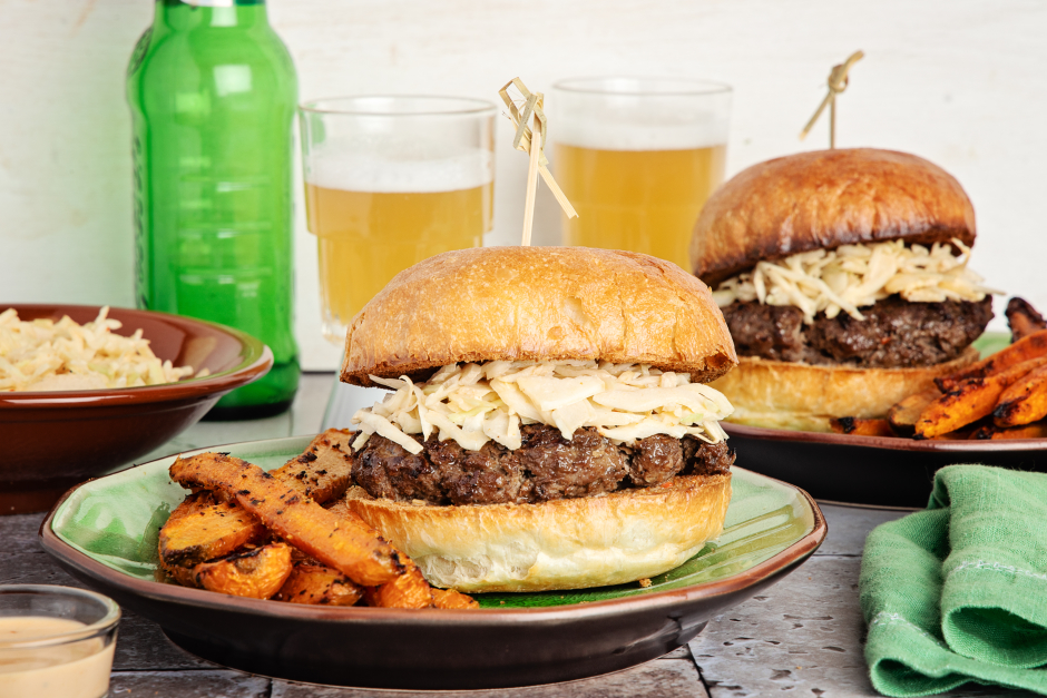 Beef & Mushroom Burgers
