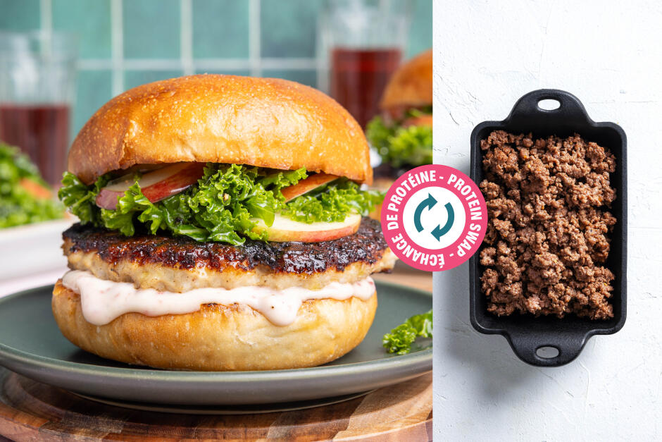 Échange de protéine | Burgers de bœuf de l'Action de grâce