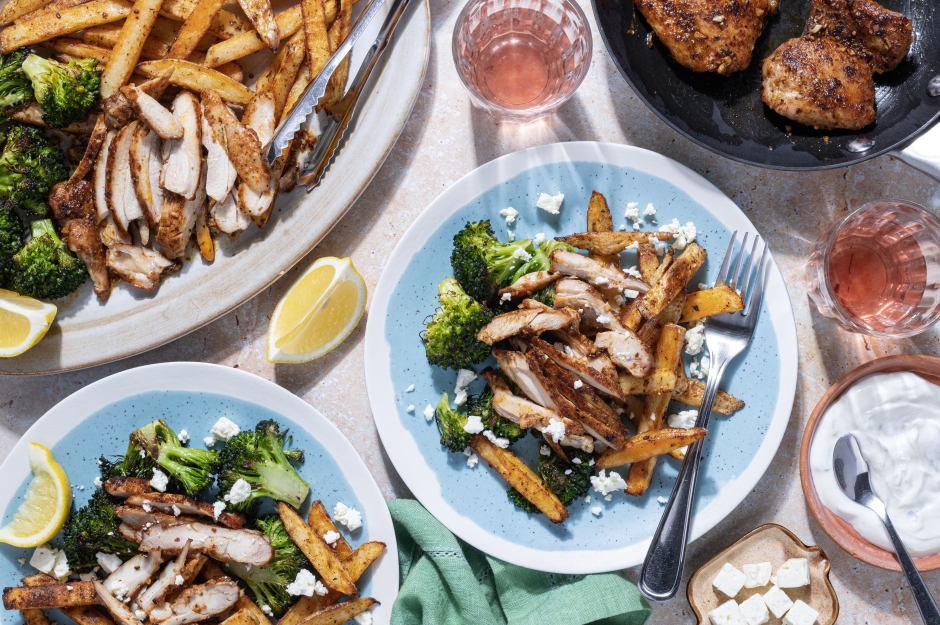 Gyro-Inspired Chicken Thighs