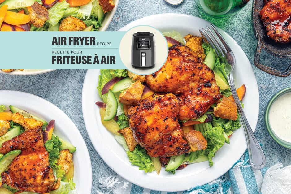 Salade de poulet Buffalo-miel piquant