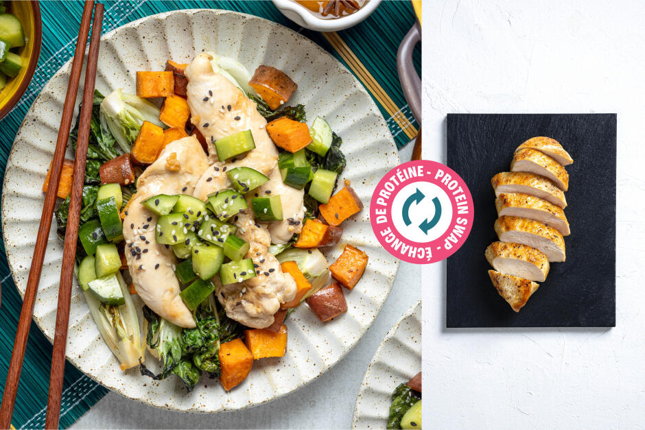 Protein Swap | Sheet Pan Teriyaki Chicken Breasts