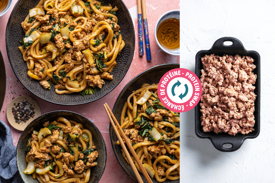 Échange de protéine | Sauté de porc teriyaki express