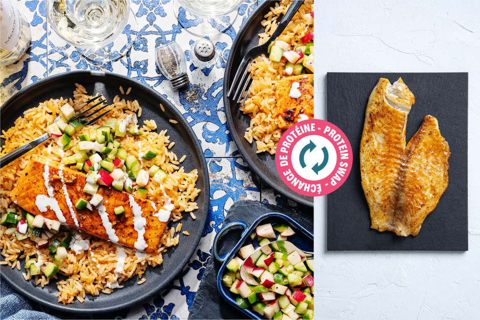 Échange de protéine | Tilapia au ponzu et mayo au wasabi piquante