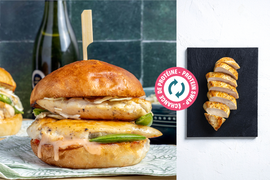 Protein Swap | Chicken Breast Burgers