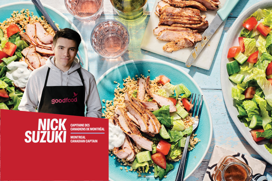 Nick’s Pick | Quick Pork Chop Gyro Bulgur Bowls
