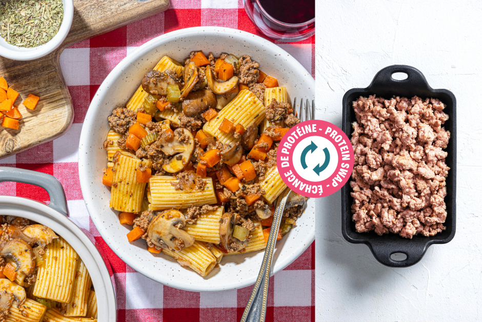 Protein Swap | Sausage Meat Pasta Genovese
