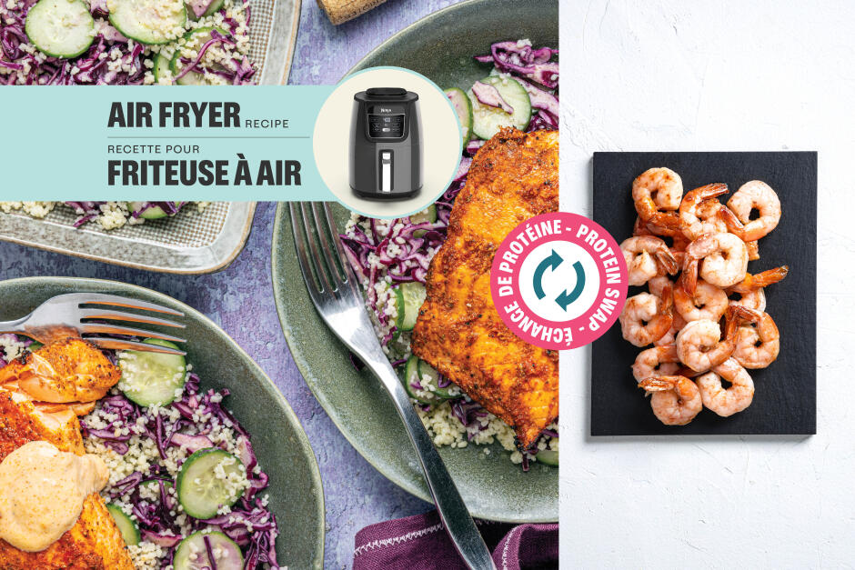 Protein Swap | Catalonian Shrimp Couscous Salad