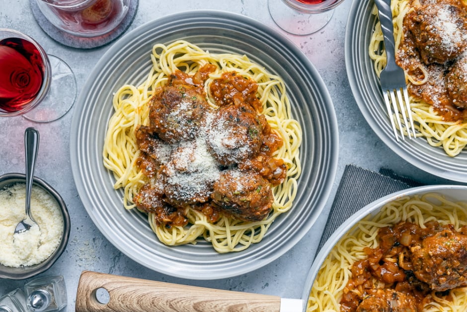 Spaghettis frais et boulettes de bœuf Impossibleᴹᴰ