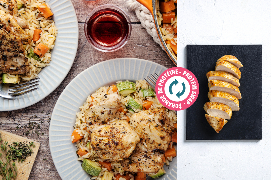 Protein Swap | One-Pot Mustard Chicken Breasts