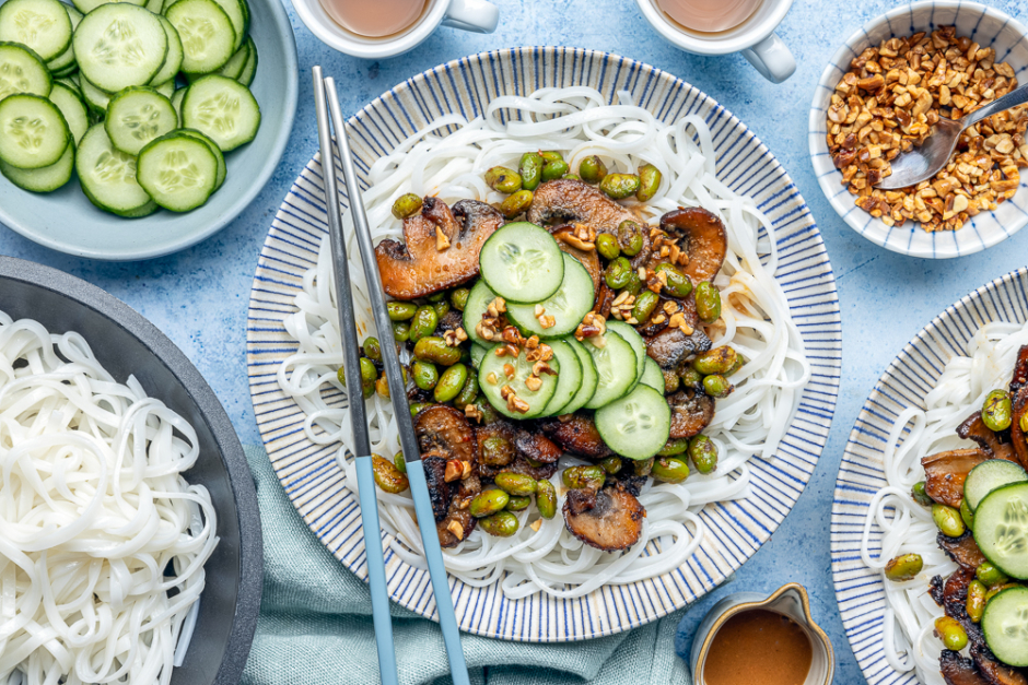 Veggie Spring Roll Bowls