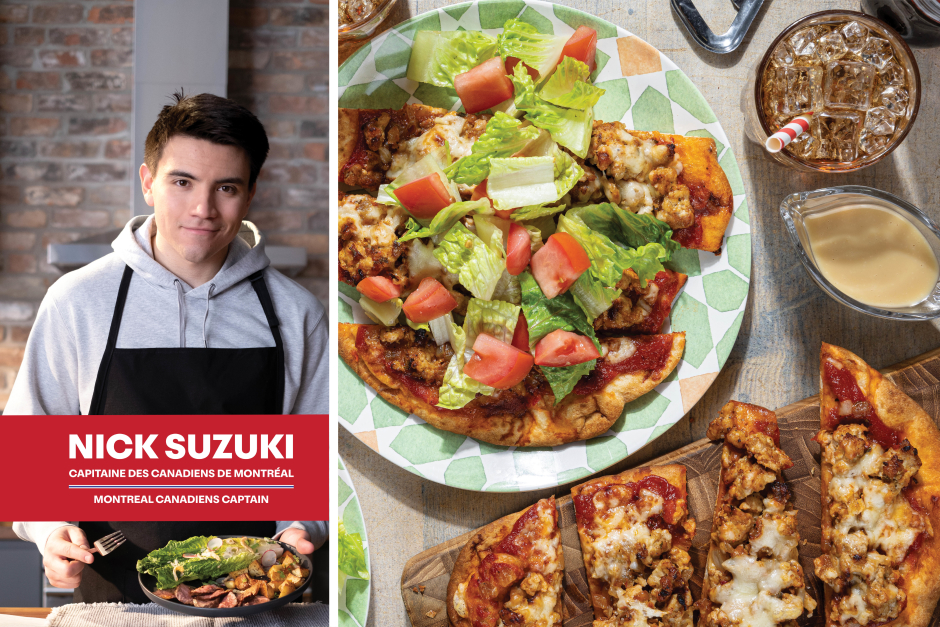 Le choix de Nick | Pizzas cheeseburger de porc sur naans