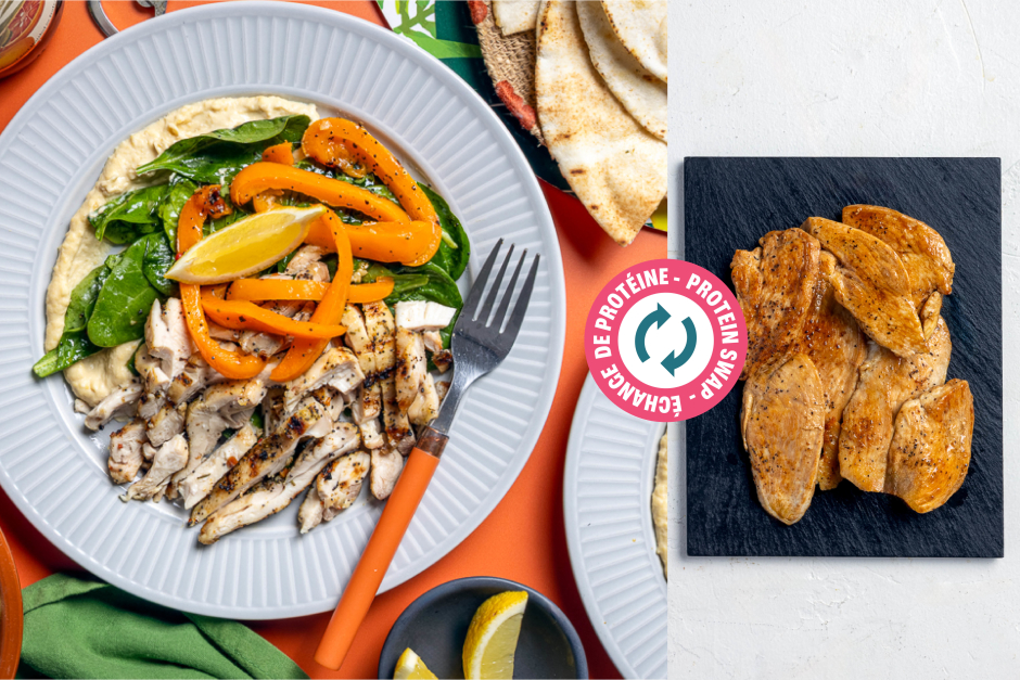 Protein Swap | Grilled Chicken Tender Shawarma-Style Platter