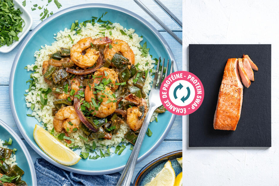 Protein Swap | Tangy New Orleans Salmon Sauté