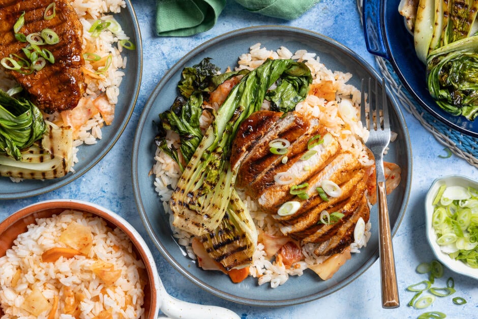 Spicy Sweet Korean BBQ Pork Chops