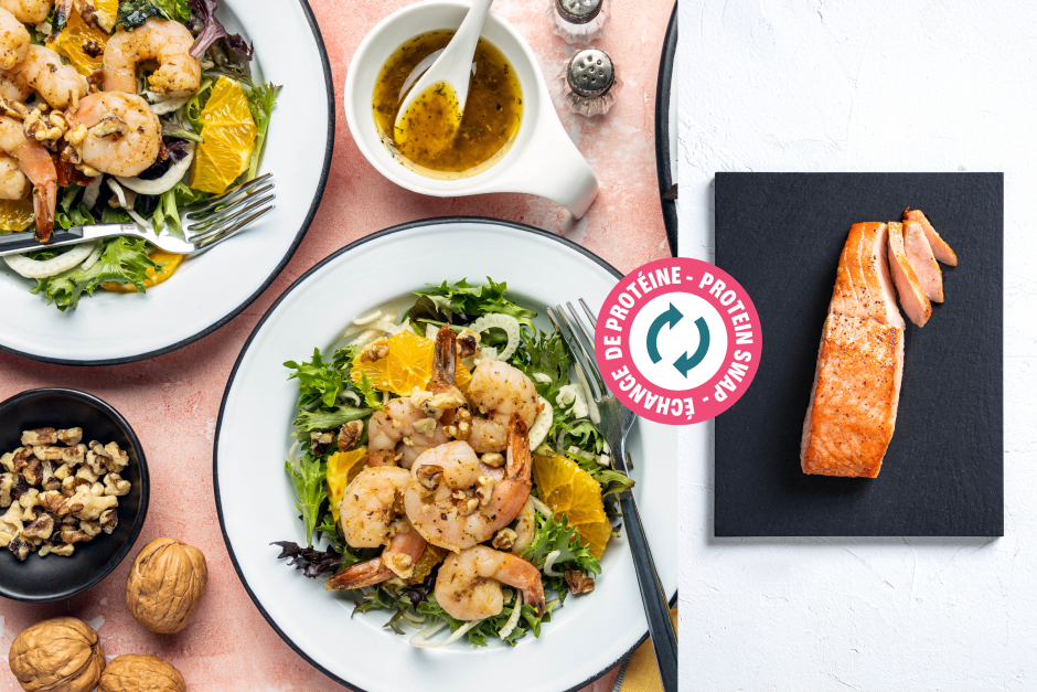 Protein Swap | Paleo: Basil Salmon