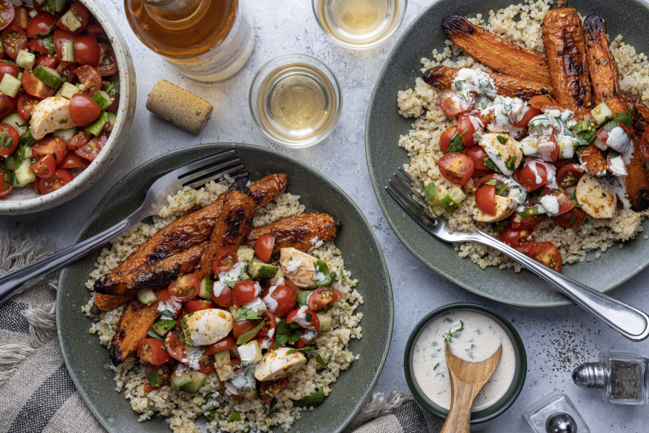 Peruvian-Inspired Veggie Nourish Bowls