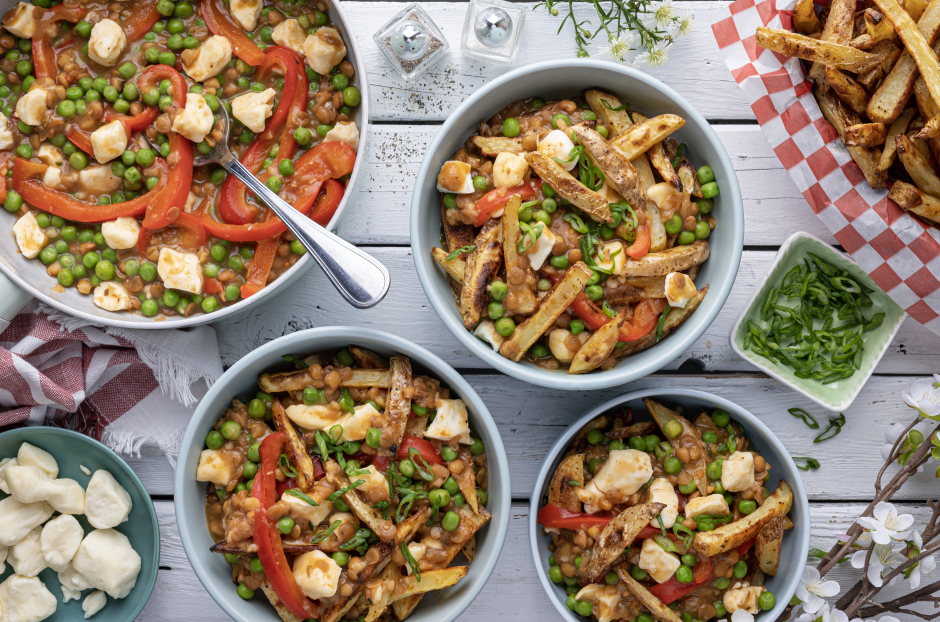 Saucy Vegetarian Poutine