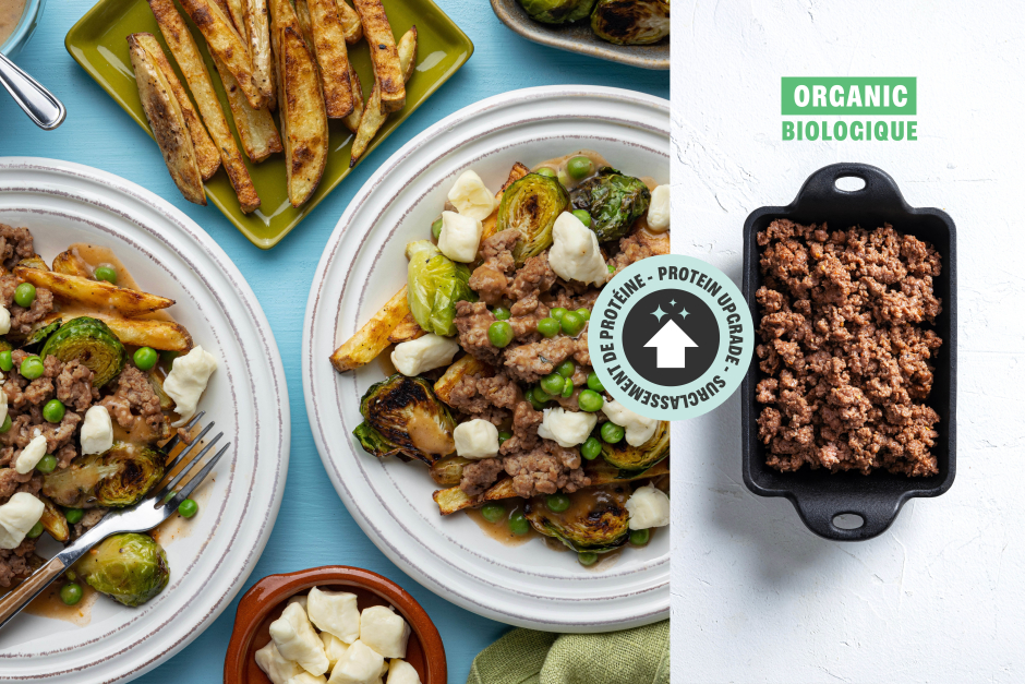 Protein Upgrade | ORGANIC Ground Beef Poutine