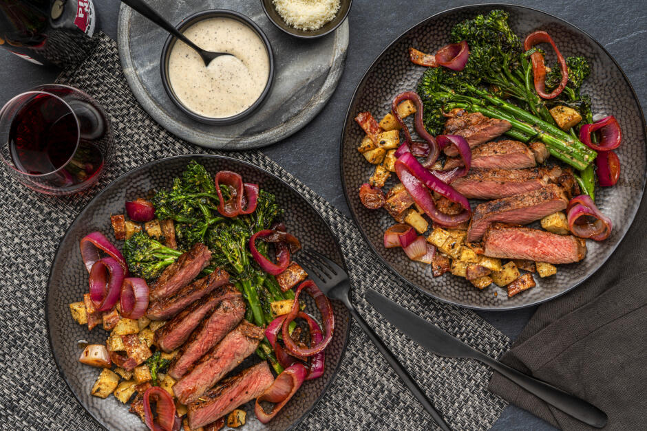 Grilled Grass-Fed Striploin Steak