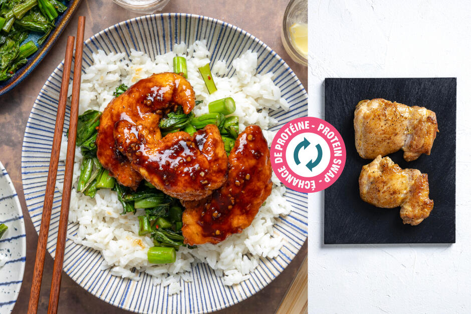 Protein Swap | 20-Minute General Tao Chicken Thighs
