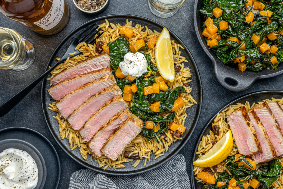 Tikka-Spiced Tuna Steaks