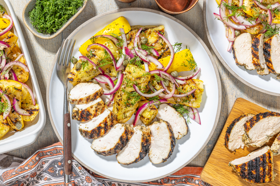 Greek Grilled Chicken Breasts