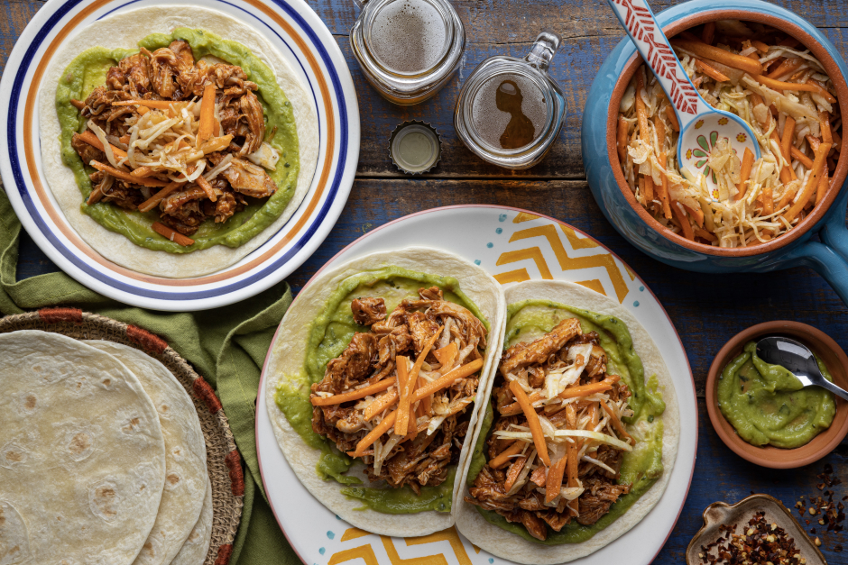 Spicy Chicken Tinga Tacos